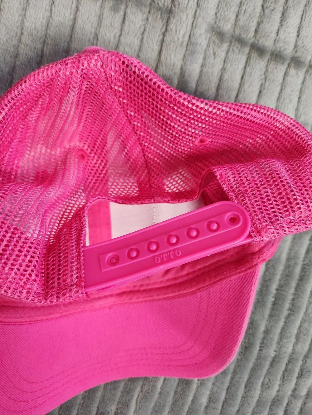 Turbo Cone Pink Mesh Trucker Hat youth one size